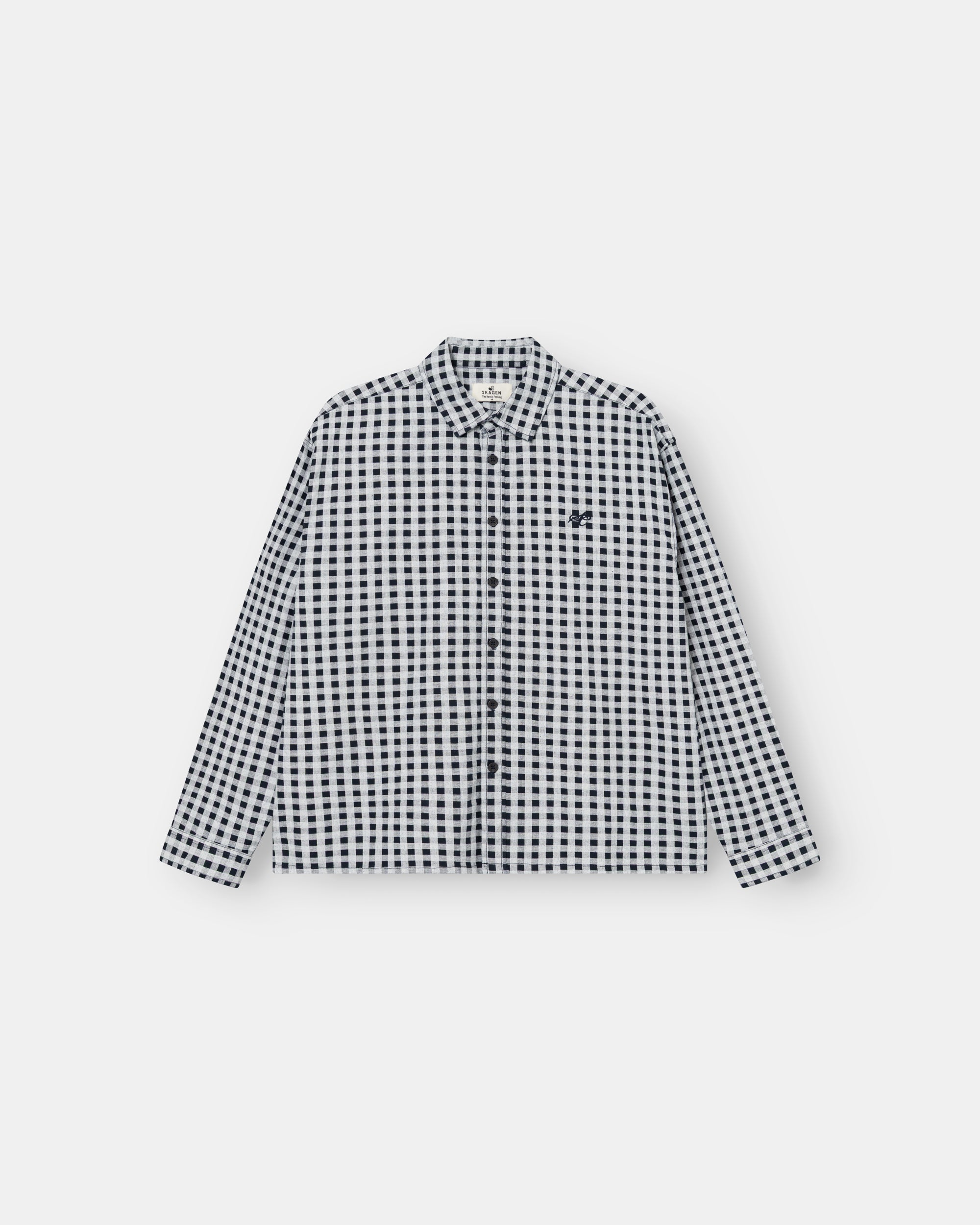 Checked Shirt Navy